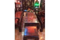 Bộ salon gỗ chàm mặt gõ đỏ